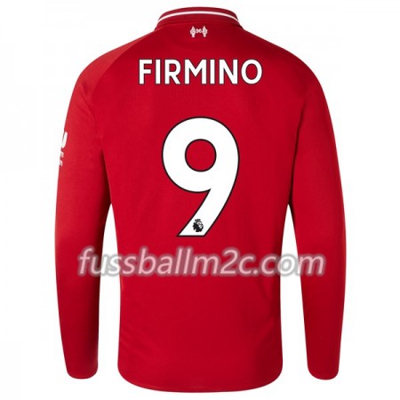 Fußballtrikots Liverpool Firmino 9 Heim Trikotsatz 2018-2019 Langarm